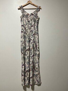 Reitmans Paisley Print Sleeveless Maxi Dress Size XS